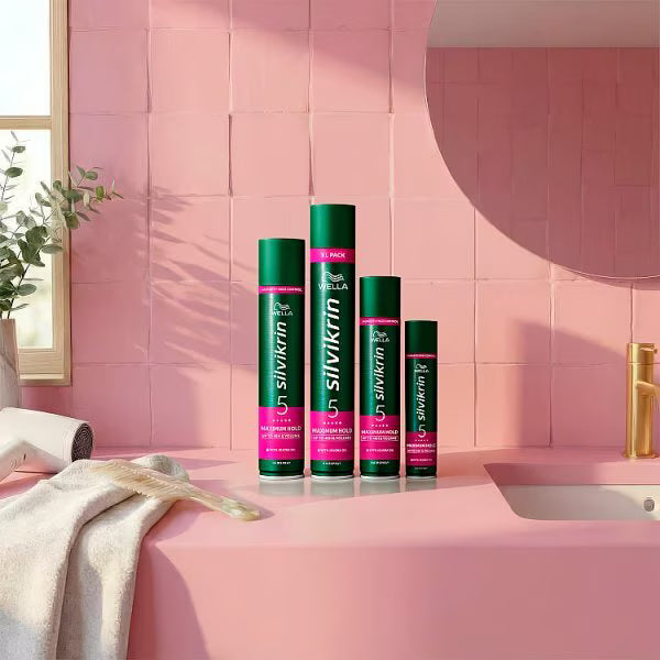 Wella Silvikrin Maximum Hold Hairspray 400ml (British brand)