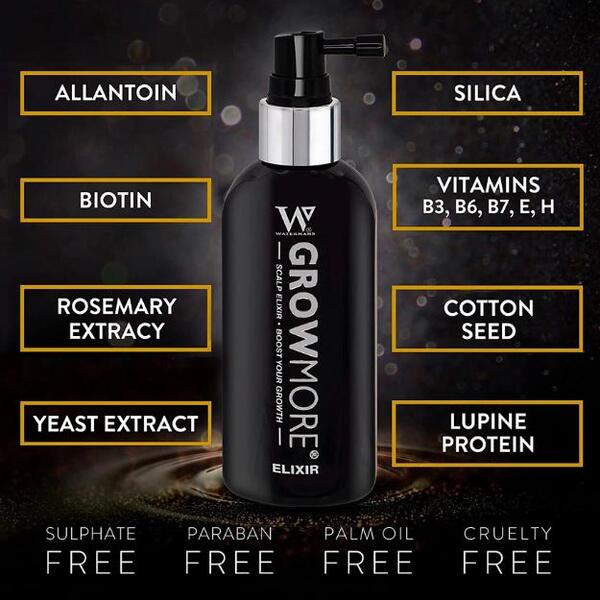 Watermans Grow More Elixir 100ml, Hair Loss, Growth Serum GOODS Superdrug