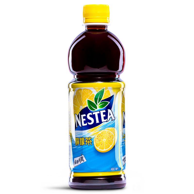 Nestea bottled lemon iced tea with lemon juice (British brand)