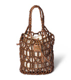 Miu Miu beaded mesh bucket bag (British brand)