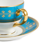 Wedgwood Bacchus bone china teacup and saucer 175ml (British brand)