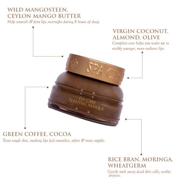 SPA CEYLON Ceylon Coffee With Coco lip sleeping masque (British brand)