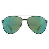 Lacoste L185S green mirrored sunglasses pilot style in Matte Green, UK version