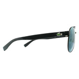 Lacoste L185S green mirrored sunglasses pilot style in Matte Green, UK version