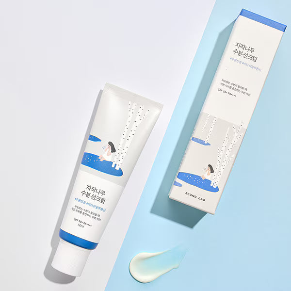 Round Lab Birch Juice Sunscreen 50ml, imported from the UK