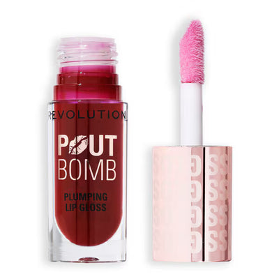 Superdrug Revolution Pout Bomb Plumping Gloss Jelly Berry Mauve Lip Gloss- Buy online at McGrocer