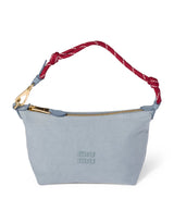 Harrods Miu Miu Cotton Gabardine Logo Pouch- Buy online at McGrocer