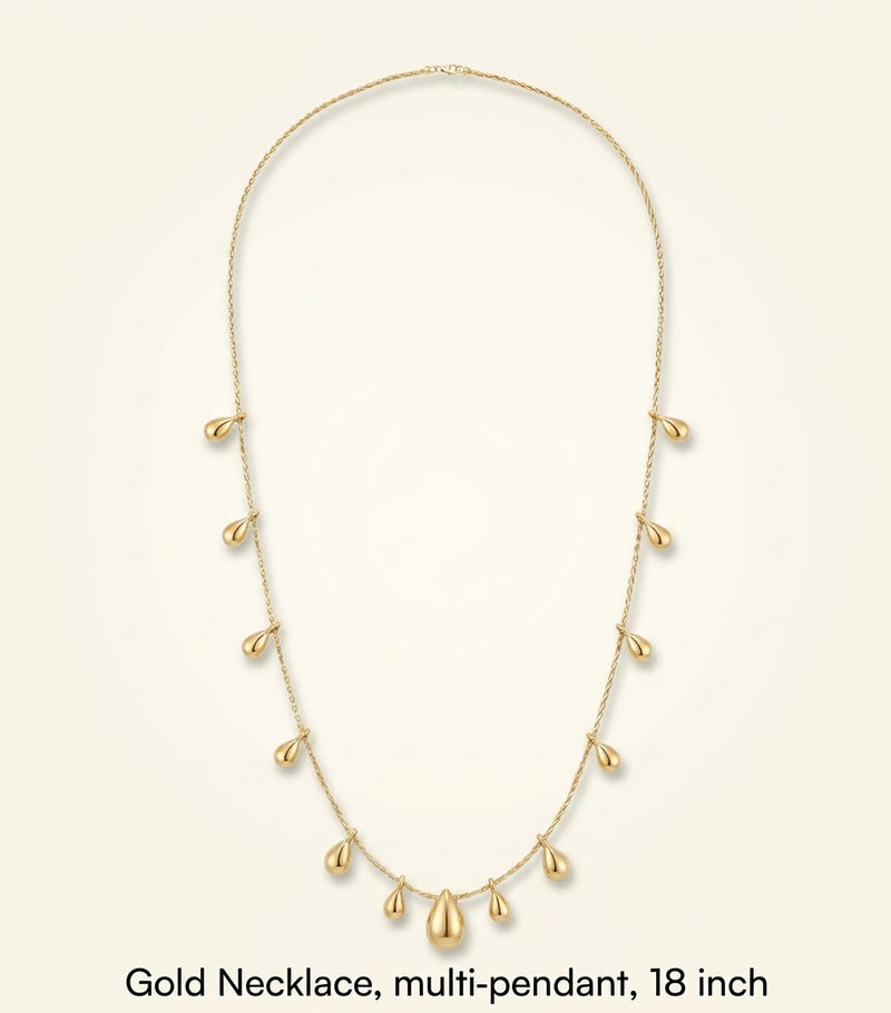 Cartier Grain de Café diamond yellow gold necklace (British brand)