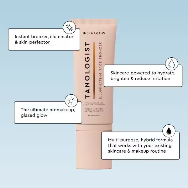 Tanologist Insta Glow Face Self-Tan 60ml (British brand)
