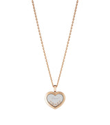 Harrods Chopard Happy Diamonds Icon Pendant, 18kt Rose Gold and Diamond- Buy online at McGrocer
