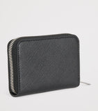 Sandro Paris grained leather zipped wallet, imported from the UK