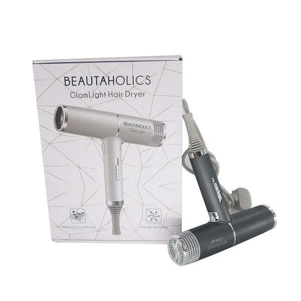 Beautaholics GlamLight Charcoal hair dryer - British product