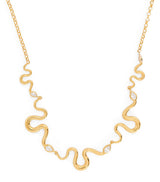 Harrods L'Atelier Nawbar N93 Boa Yellow Gold and Diamond Necklace- Buy online at McGrocer