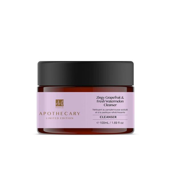 Dr Botanicals facial cleanser Zingy Grapefruit Watermelon duo 100ml x 2, UK version