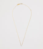 Harrods 18kt yellow gold pendant with 0.25ct diamond (British brand)