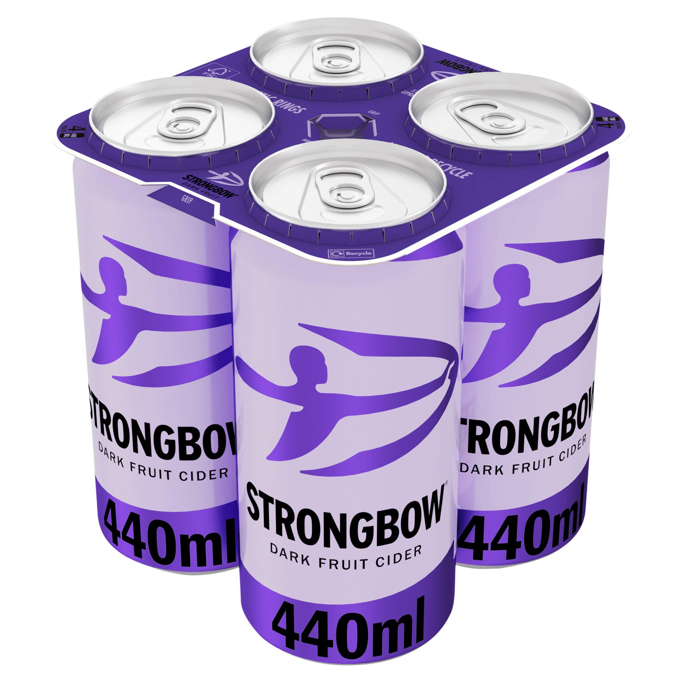 Strongbow Dark Fruit Cider Cans 4 x 440ml GOODS Sainsburys