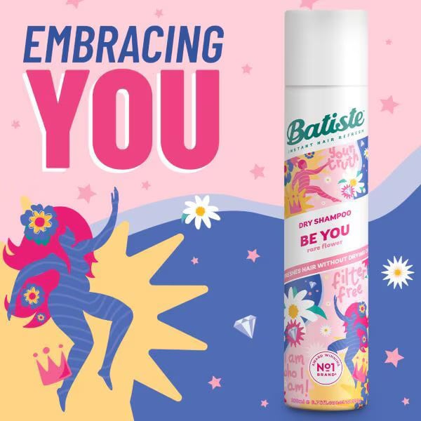 Batiste Be You Dry Shampoo Watery Cucumber Summer Fruit 200ml - British product