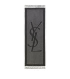 Saint Laurent silk logo scarf 210cm x 60cm - British product