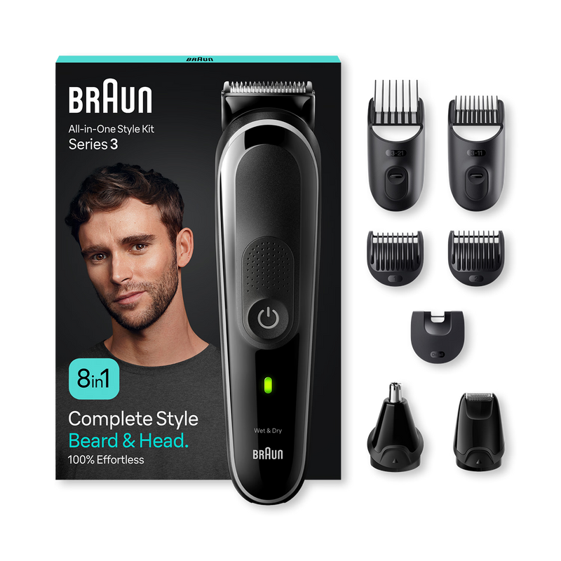 Braun All-In-One Style Kit 8-in-1 grooming tool - British product