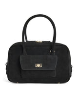Harrods Sandro Paris Suede Top-Handle Bag- Buy online at McGrocer