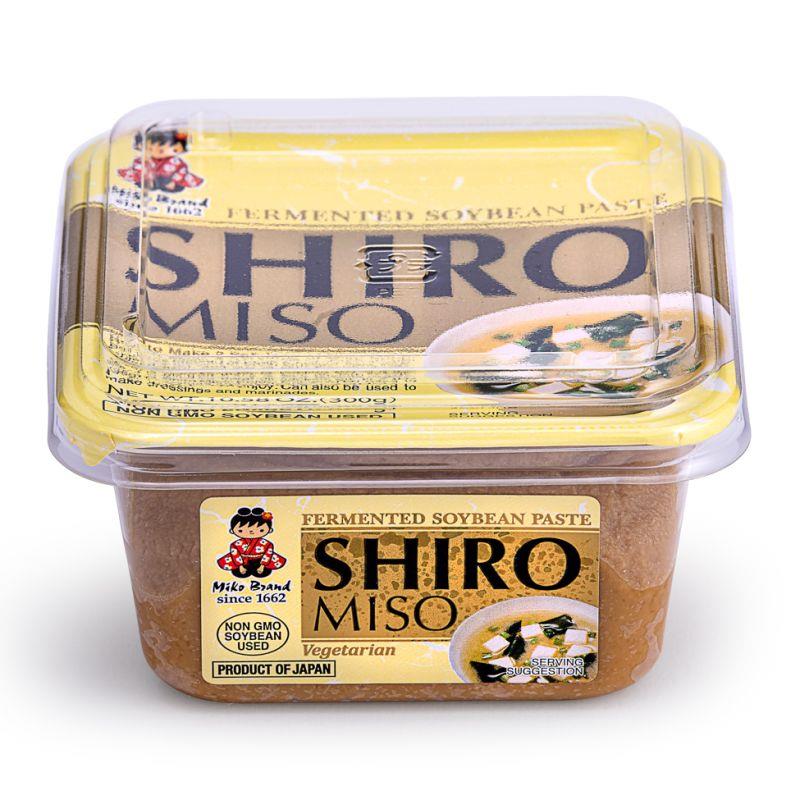 Miko shiro miso paste, imported from the UK