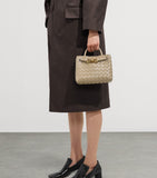 Bottega Veneta mini leather Andiamo top-handle bag - British product
