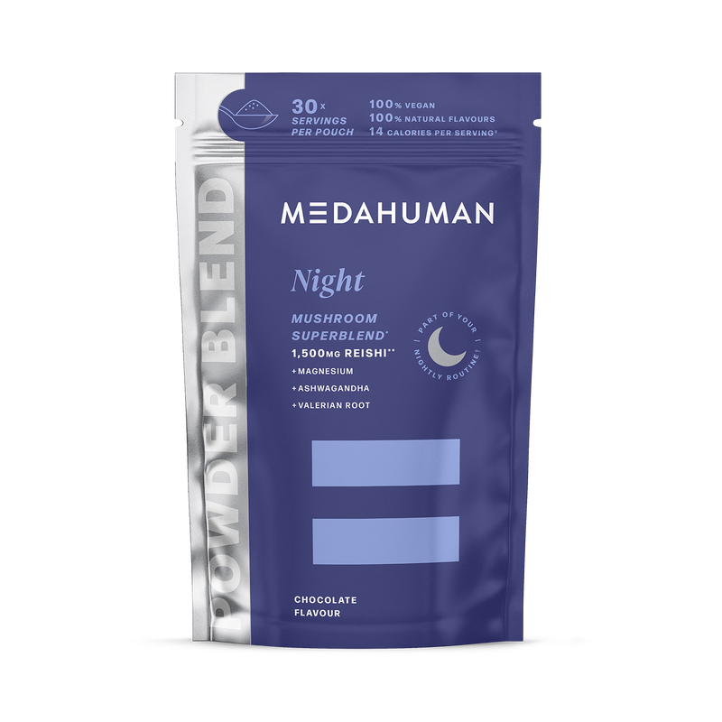 Medahuman Night Superblend Powder 150g, imported from the UK