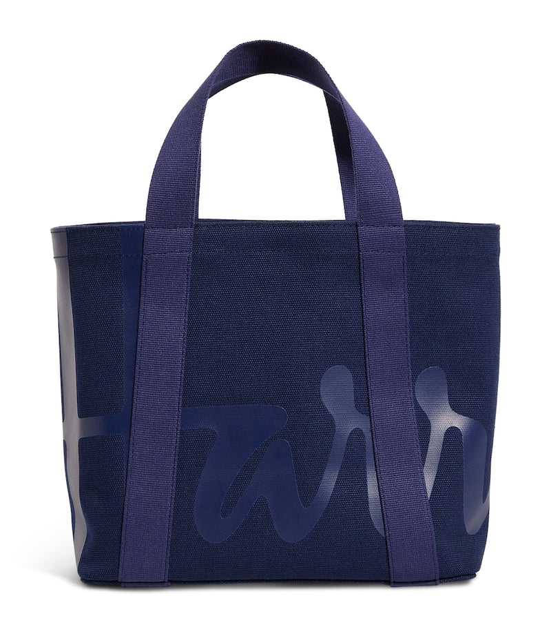 Harrods mini cotton logo tote bag, UK version