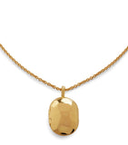 Monica Vinader gold vermeil Havana locket chain necklace imported from the UK