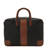 Harrods Serapian Canvas City Briefcase- Buy online at McGrocer