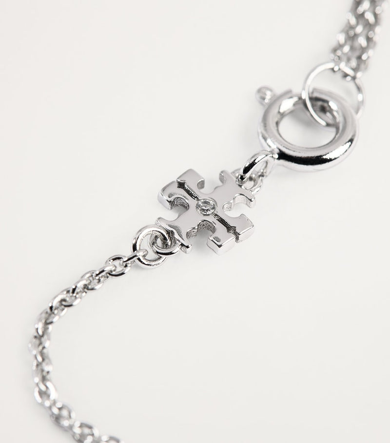Tory Burch Miller Pavé pendant necklace with crystal trims - British product