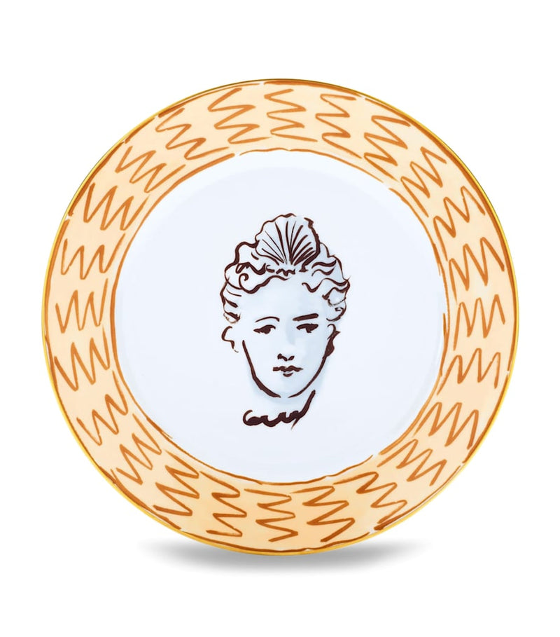 GINORI 1735 porcelain plate Il Viaggio di Nettuno 28cm, UK version