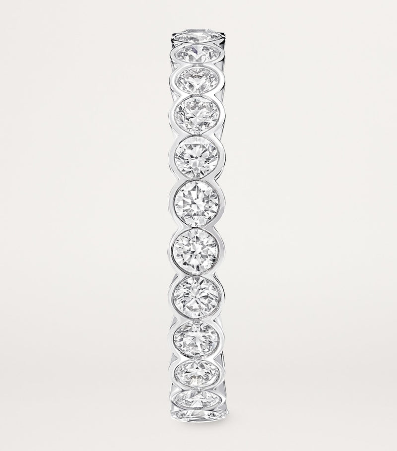 Graff white gold diamond eternity ring (British brand)