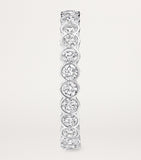 Graff white gold diamond eternity ring (British brand)