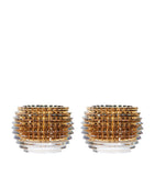 Baccarat Eye Gold crystal votive holders set of 2 - British product