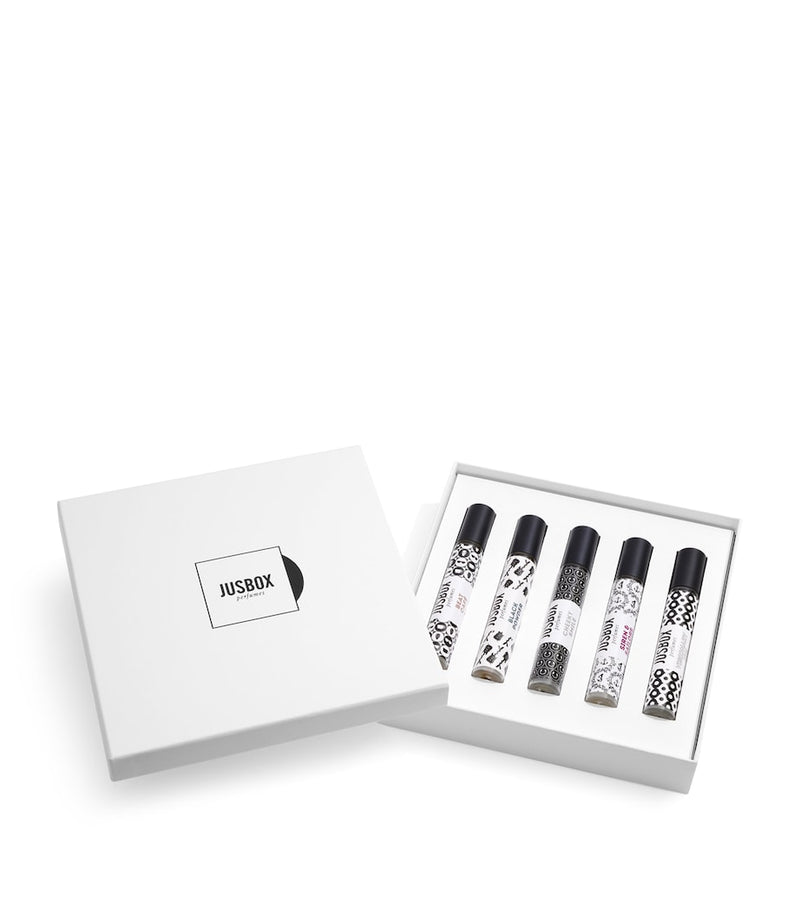JUSBOX Greatest Hits fragrance gift set 5 x 7.8ml (British brand)