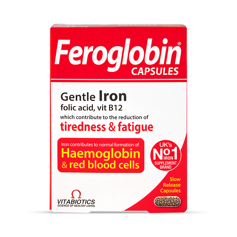 Vitabiotics Feroglobin B12 capsules 30 (British brand)