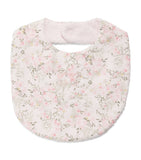 Tartine et Chocolat cotton rose bib, imported from the UK