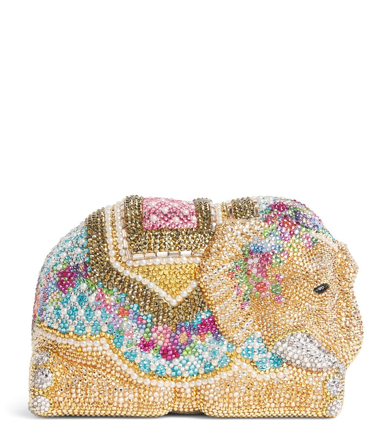 Judith Leiber crystal elephant clutch bag, imported from the UK