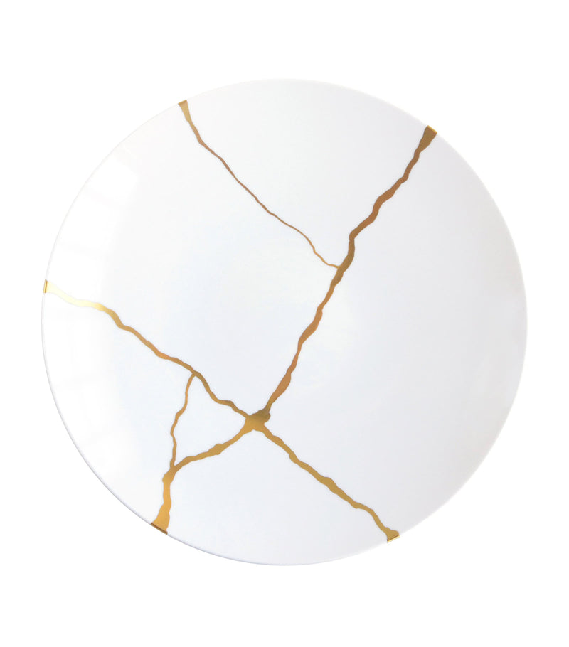 Bernardaud Kintsugi dinner plates set of 12 26cm (British brand)