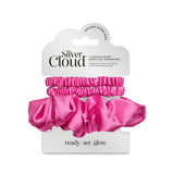 Superdrug Silver Cloud Silver Ion Infused Mixed Satin Scrunchies - Fuchsia- Buy online at McGrocer