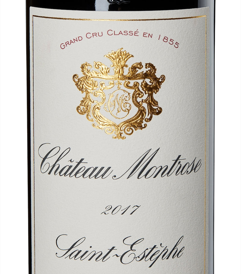 Château Montrose red wine 2017 Saint-Estèphe 75cl bottle - British product
