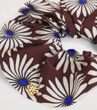Sandro Paris silk floral print scrunchie, UK version
