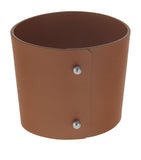 Christofle leather Objets Miroir coffee cup ring, imported from the UK