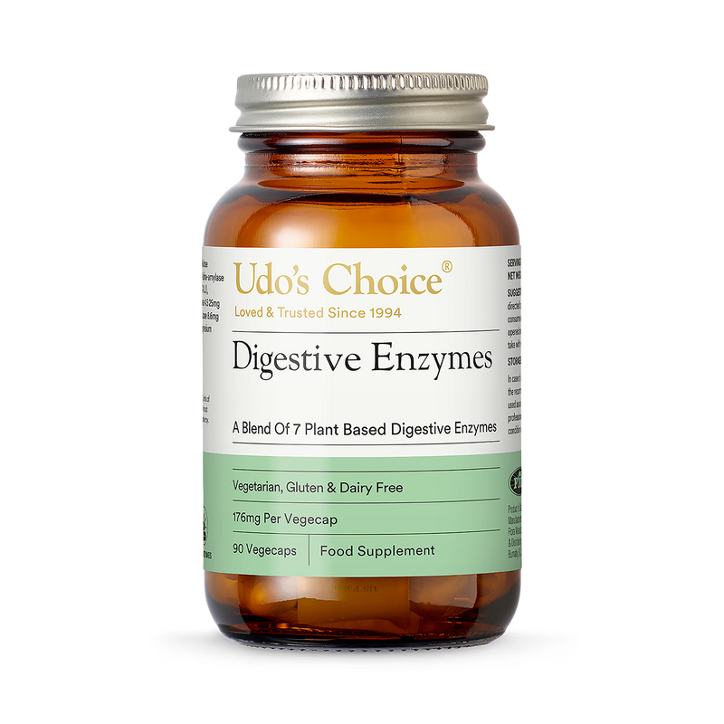 Udo's Choice digestive enzyme blend 90 capsules - British product