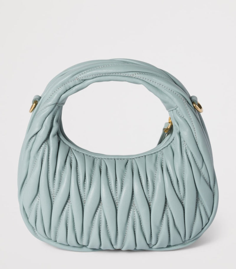 Miu Miu Wander matelassé leather top-handle bag (British brand)