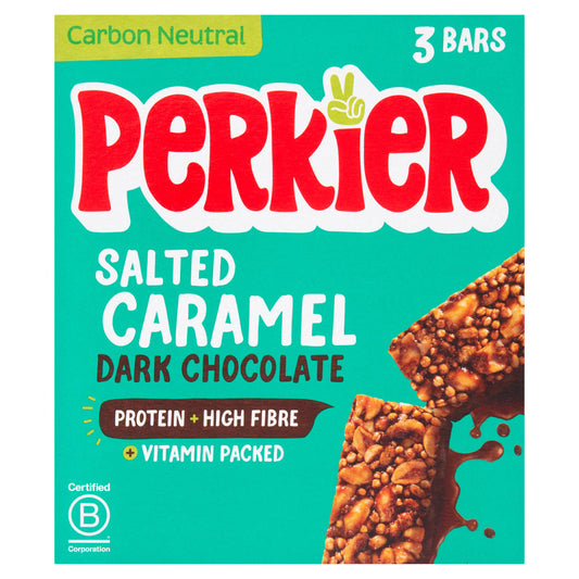 Perkier Salted Caramel & Dark Chocolate 3x37g GOODS Sainsburys   