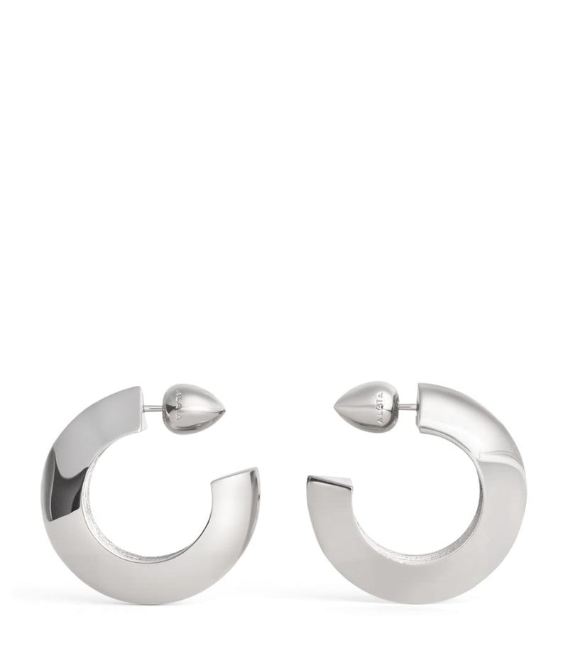 Alaïa Edge hoop earrings 2.2cm diameter - British product