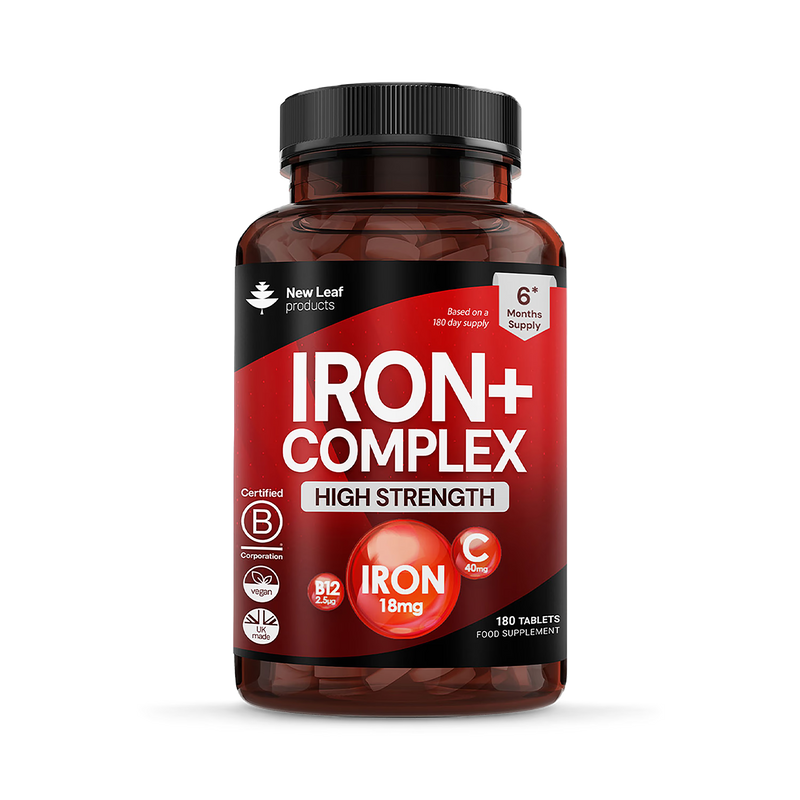 New Leaf iron complex tablets 180 tablets, UK version