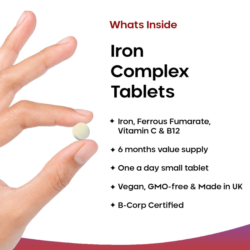 New Leaf iron complex tablets 180 tablets, UK version